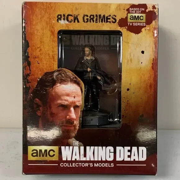 2015 AMC The Walking Dead Eaglemoss Collectors 4” Models Rick Grimes Fig… - Picture 1 of 6